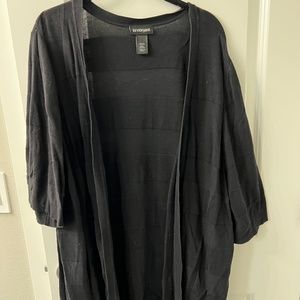 Lane Bryant Short Sleeve Black Sweater Size 22/24